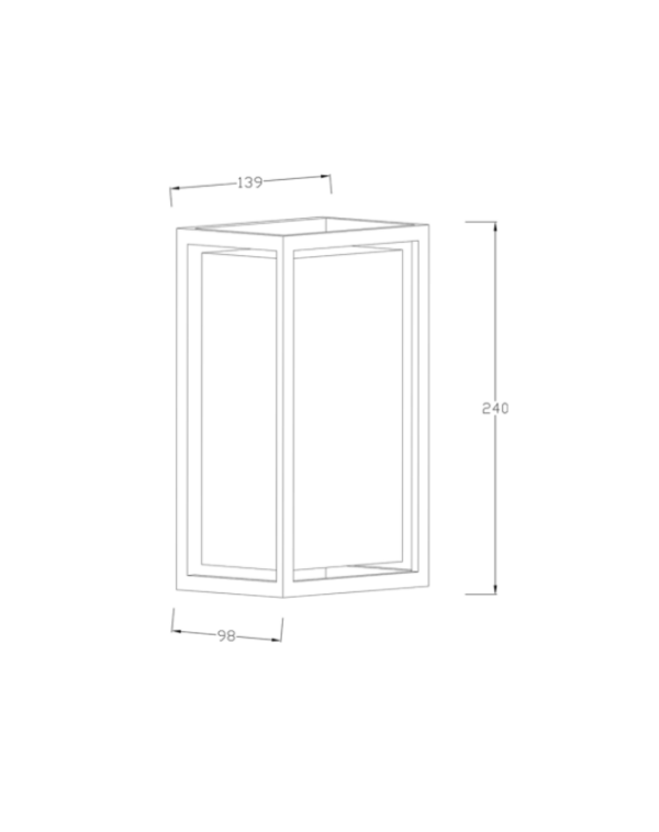 led outdoor wall sconce